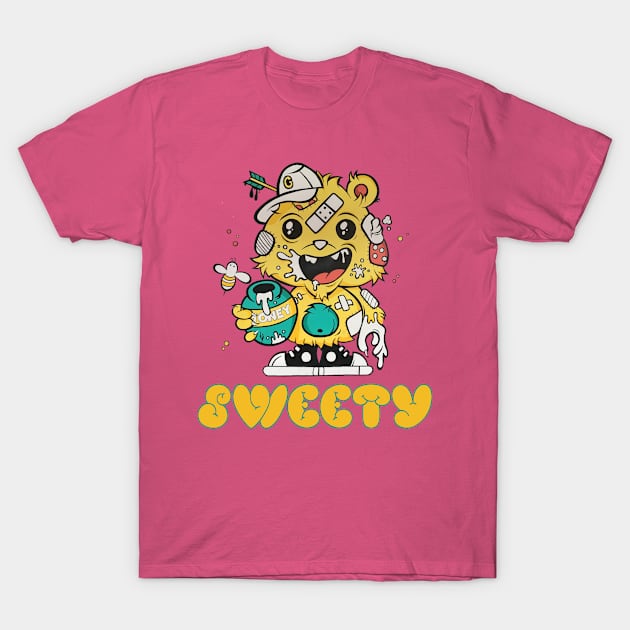 Cute Funny Baby Bear Child Birthday Kids School Costume Gift T-Shirt by peter2art